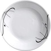Tanjur Brunner Deep Plate ø 21cm bijela/crna