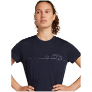 Ženska funkcionalna majica Icebreaker W Mer 150 Tech Lite SS Tee Single Line C