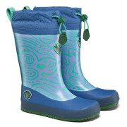 Dječje čizme Affenzahn Rainboot Vegan Puddly Bird of Paradise plava/narančasta Bird of Paradise