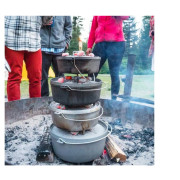 Lijevanoželjezna posuda za pečenje GSI Outdoors Guidecast Dutch Oven 300 mm 4,7 l