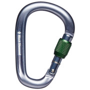 Karabiner Black Diamond Pearlock Screwgate siva gray