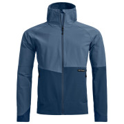 Muška softshell jakna Ortovox Venet Softshell Hooded Jacket plava Light Nunatak