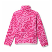 Dječja dukserica Columbia Helvetia™ II Printed Half Snap Fleece Guava pink Topo