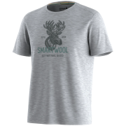 Muške funkcionalne majice Smartwool Men's Moose Mode Active Short Sleeve Gra siva
