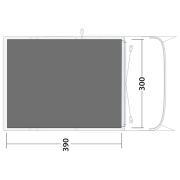 Podloga pod šator Outwell Footprint Flagstaff / Nashville / Monterey 5 Air
