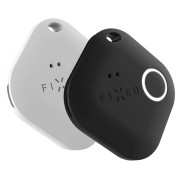 Privjesak za ključeve Fixed Smart Tracker Smile Pro - Duo Pack crna/bijela