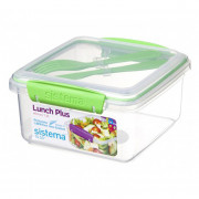 Kutija za užinu Sistema Lunch Plus To Go 1,2L svijetlo zelena