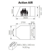 Šator za kamper Kampa Action AIR