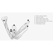 Multi-tool Leatherman HU Skeletool RX