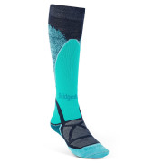 Dokoljenice Bridgedale Ski Midweight Women's plava / svijetloplava dark denim/aqua/212