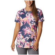 Ženska funkcionalna majica Columbia Fork Stream™ SS Tee plava/ružičasta
