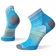 Muške čarape Smartwool Run Zero Cushion Ankle Pattern plava/siva