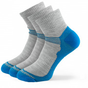 Čarape Zulu Merino Lite Women 3 pack siva/plava