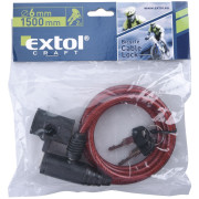 Lokot za bicikl Extol spiralni, 6x1500 mm