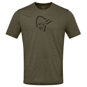 Muška majica Norrona femund equaliser merino T-shirt tamno zelena Olive Night