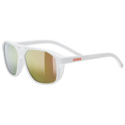 Dječje sunčane naočale Uvex Cosmic bijela/crvena WHITE MATT / MIR. RED