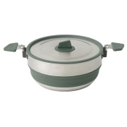 Sklopivi lonac Sea to Summit Detour Stainless Steel Collapsible Pot 3L srebrena/zelena Laurel Wreath Green