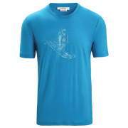 Muška majica Icebreaker Tech Lite II SS Tee Skiing Yeti