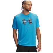 Muška majica Under Armour M Tech Print Fill SS plava Ether Blue / / Black
