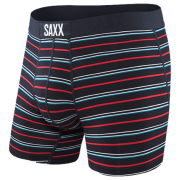 Bokserice Saxx Vibe Boxer Brief Dk Ink coast stripe plava / crvena DkInkCoastStripe