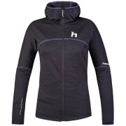 Ženska dukserica Hannah Meda Hoody siva/ljubičasta anthracite mel