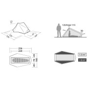 Turistički šator Robens Via 1 UL