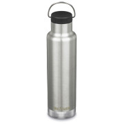 Termosica Klean Kanteen Insulated Classic 20oz (w/Loop Cap) srebrena Brushed Stainless