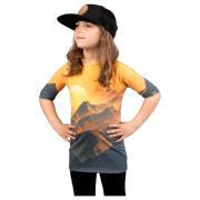 Dječja funkcionalna majica Drexiss All Sunset Yellow Merino Active žuta/crna