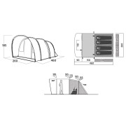 Obiteljski šator Easy Camp Skarvan 4