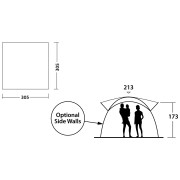 Šator za zabave Outwell Day Shelter M