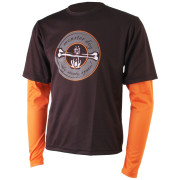 Muški dres Axon Monster dlouhý rukáv crna/narančasta