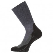 Čarape Lasting WHK siva/crna