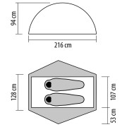 Izuzetno lagani šator NEMO Equipment Hornet Elite OSMO 2P
