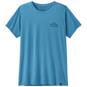 Ženska majica Patagonia Women's Capilene Cool Daily Shirt - Cloud Crag plava Shore Blue - Light Shore Blue X-Dye