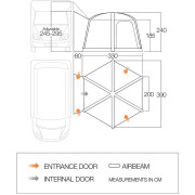 Šator za kamper Vango Airhub Hexaway II Tall