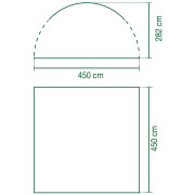 Šator za zabave Coleman FastPitch Event Shelter XL