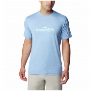Muška majica Columbia Kwick Hike™ Graphic SS Tee svijetlo plava Skyler Heather, Elevated High