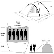 Šator Outwell Cloud 5 (2021)