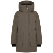 Ženska hibridna parka jakna Didriksons Harriet Wns Parka smeđa Mocha Brown
