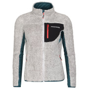 Ženska funkcionalna dukserica Progress Alva siva šedý melír/petrol