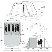 Obiteljski šator Outwell Nevada 5 (2024)
