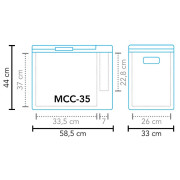 Kompresorski hladnjak Mestic Compressor MCC-35 AC/DC