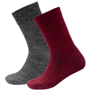 Dječje čarape Devold Daily Merino Medium Sock 2Pk Kid crvena BEETROOT MIX