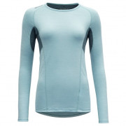 Ženska termo majica Devold Running Woman Shirt svijetlo plava Cameo