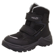 Dječje zimske cipele Superfit Snow Max Schwarz/Grau tamno siva Schwarz/Grau