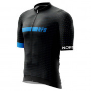 Muška biciklističa majica Northfinder Gerardo crna/plava