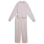 Tepláková souprava Puma Loungewear Standard Sweat Suitt FL ružičasta Misty Pink