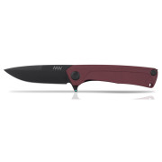 Nož Acta non verba Z100 DLC/Plain Edge, G10 crvena Red/black