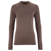 Ženska funkcionalna majica Craft Wool Comfort Rn LS W smeđa Brown