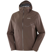 Muška jakna Salomon Bonatti Waterproof Jacket M smeđa Coffee Bean